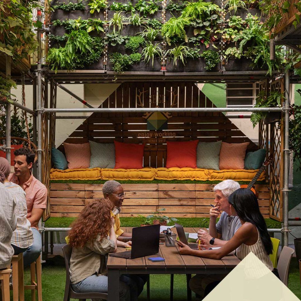 Espacio exterior The Shed Coworking - Patio