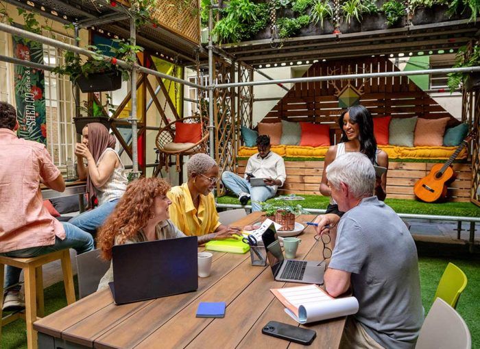 Yosemite The Shed Coworking Yard Meeting